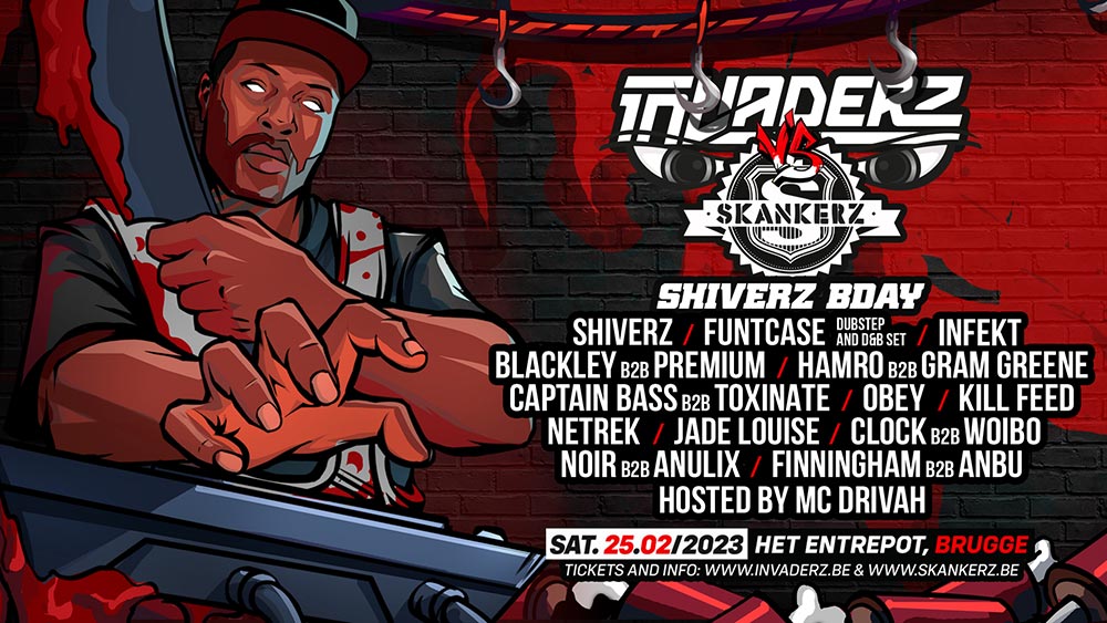 INVADERZ vs SKANKERZ: SHIVERZ BDAY