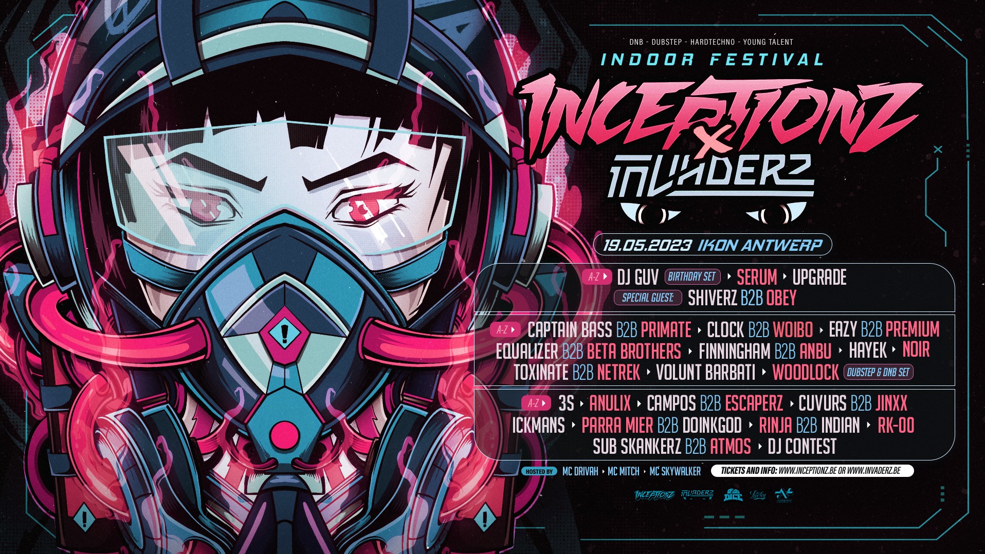 Inceptionz x Invaderz: Indoor Festival