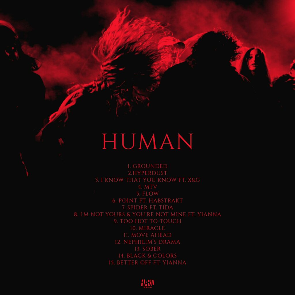 Liste des morceaux de l'album "Human"