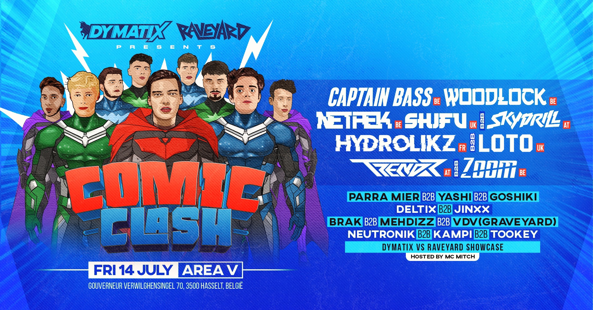 Dymatix & Raveyard: Comic Clash