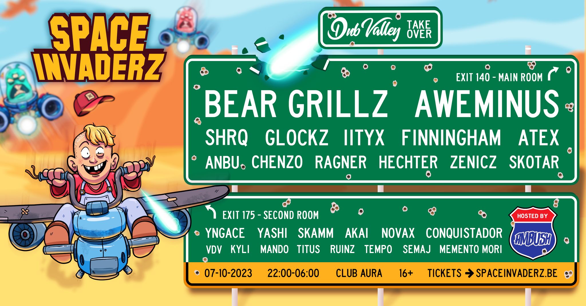Space Invaderz Dub Valley Takeover