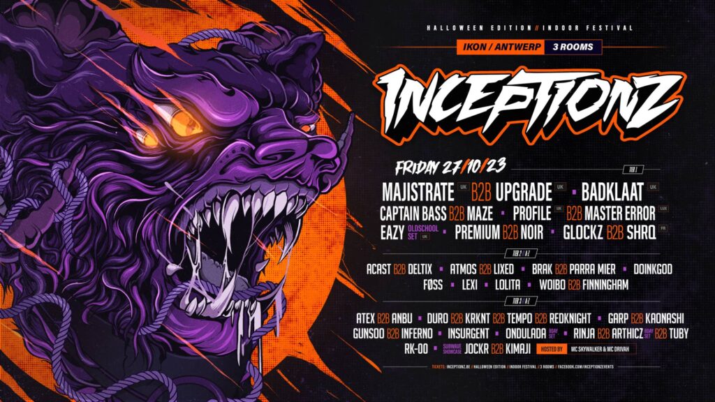 Inceptionz Halloween @ IKON Anvers