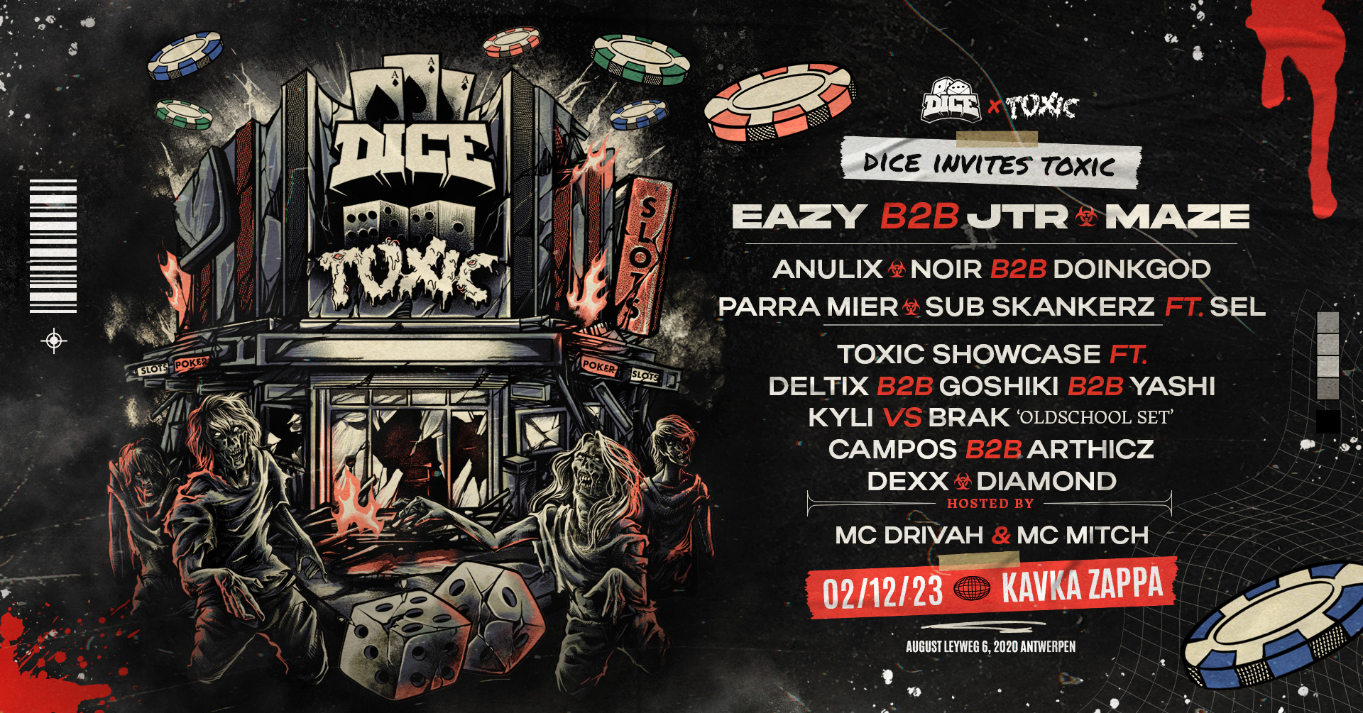 Dice invites Toxic