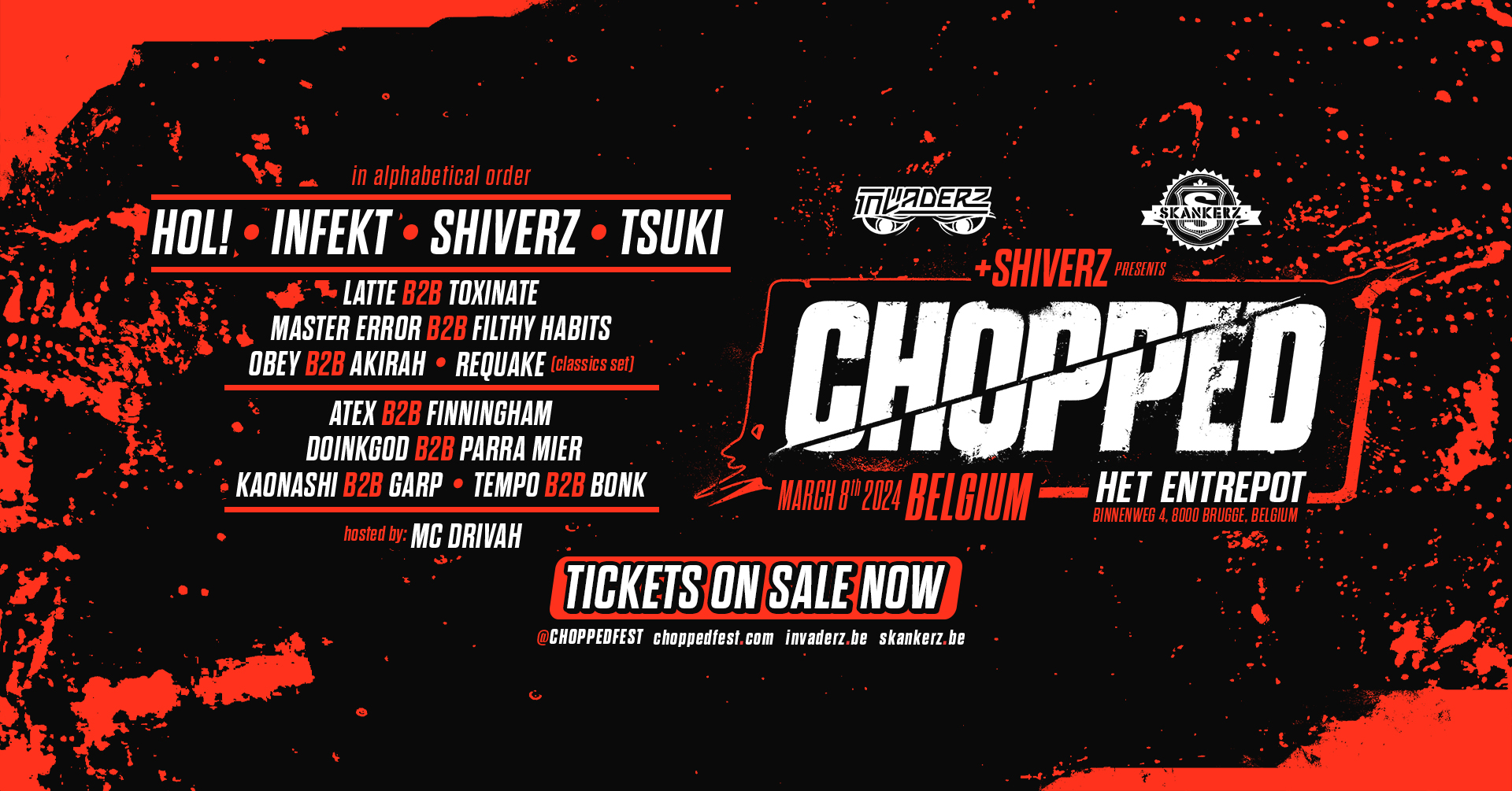 Invaderz vs Skankerz presents Chopped