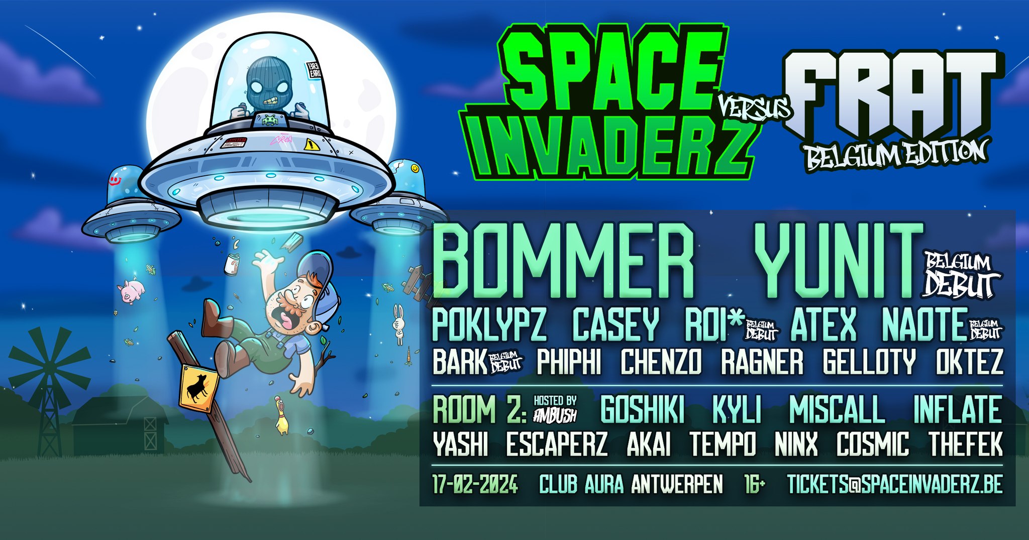 Space Invaderz & Frat