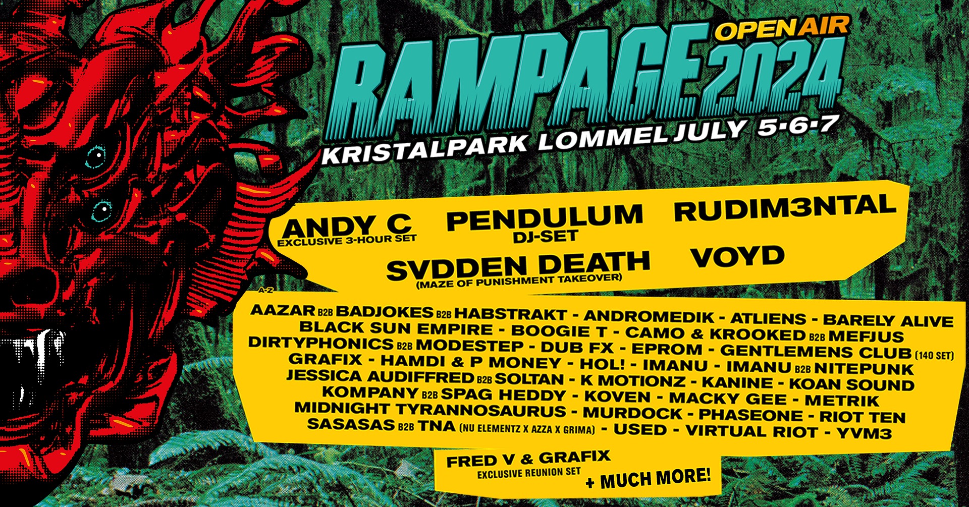 Rampage Open Air 2024 Événement 7kulturs