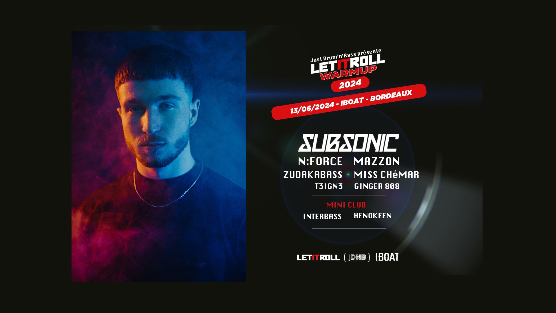 Let It Roll warm up avec Subsonic