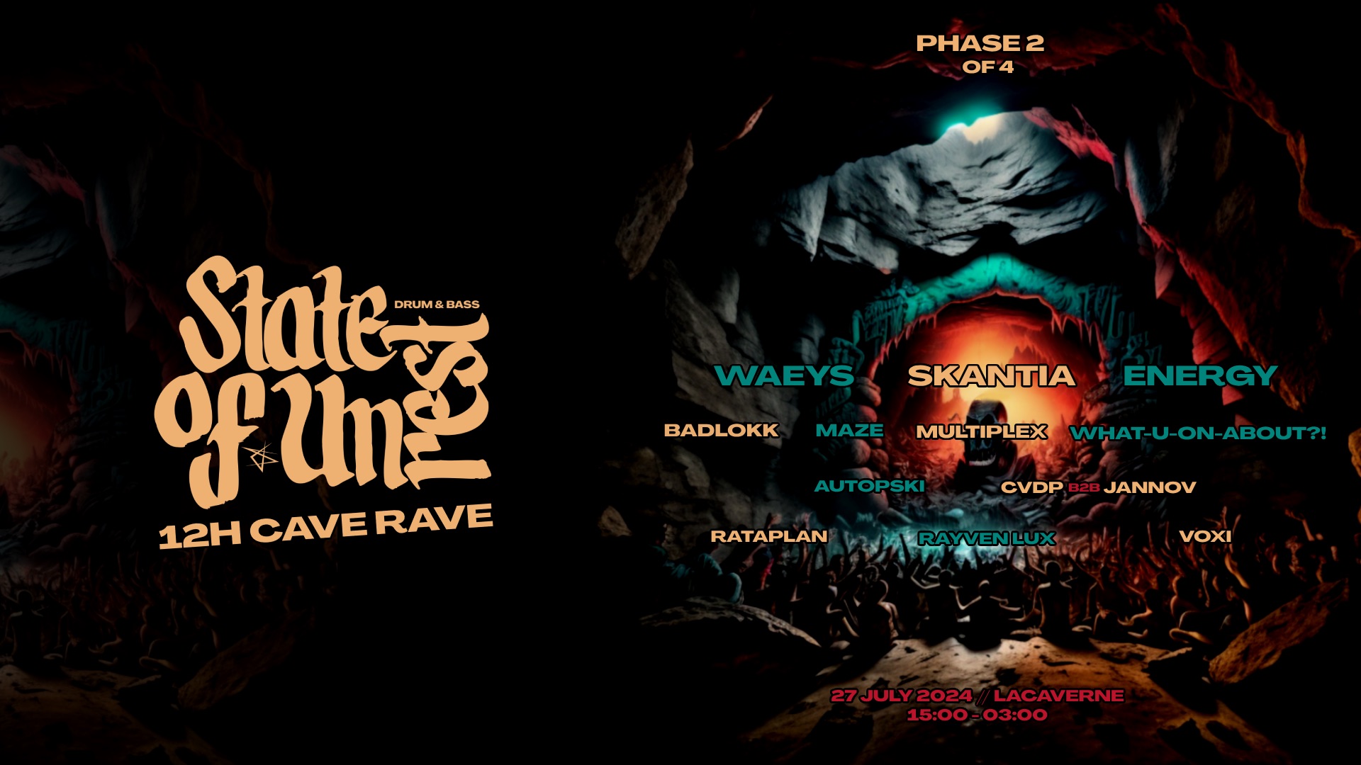 State of Unrest 12h Cave Rave
