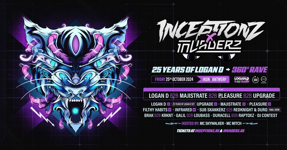 Inceptionz & Invaderz 25 Years of Logan D