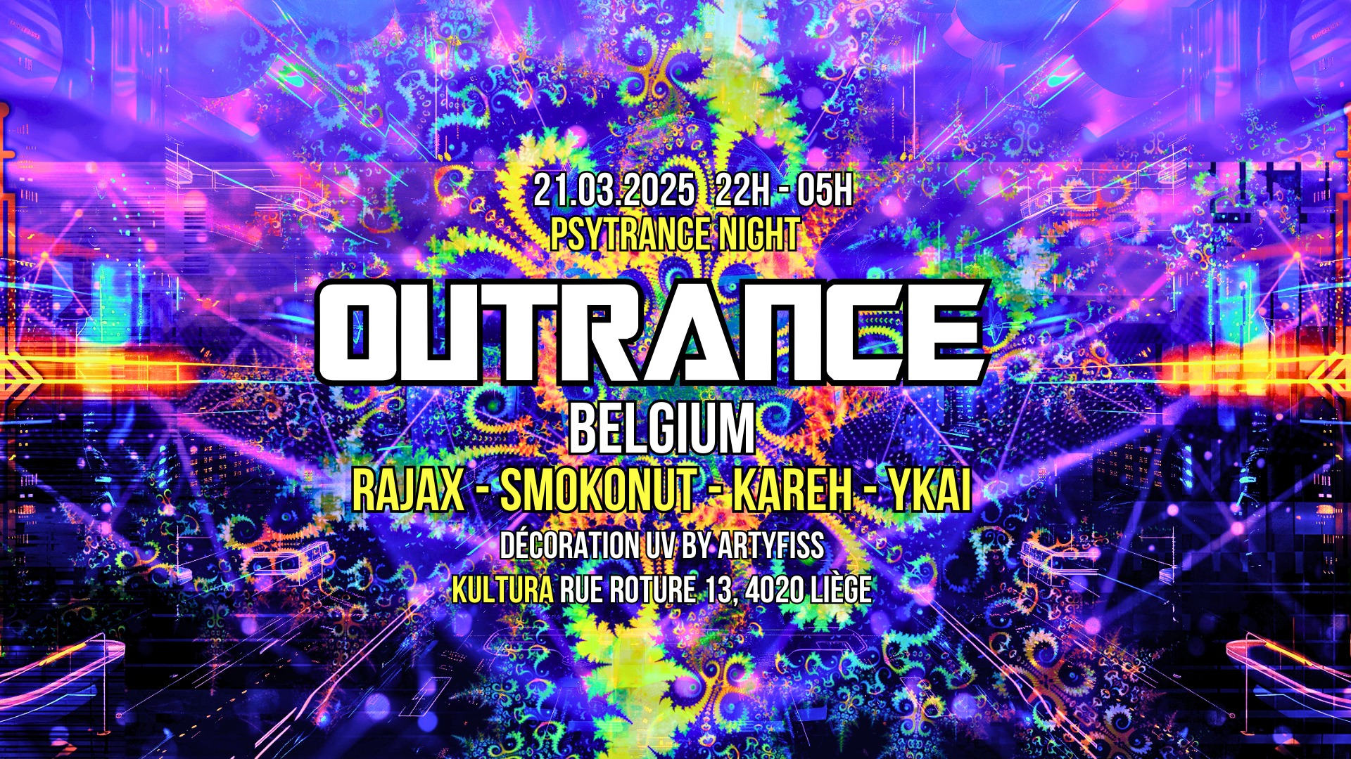 Outrance Belgique Psytrance