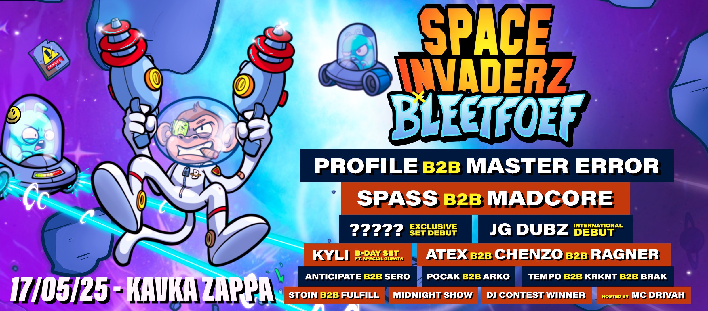 Space Invaderz x Bleetfoef