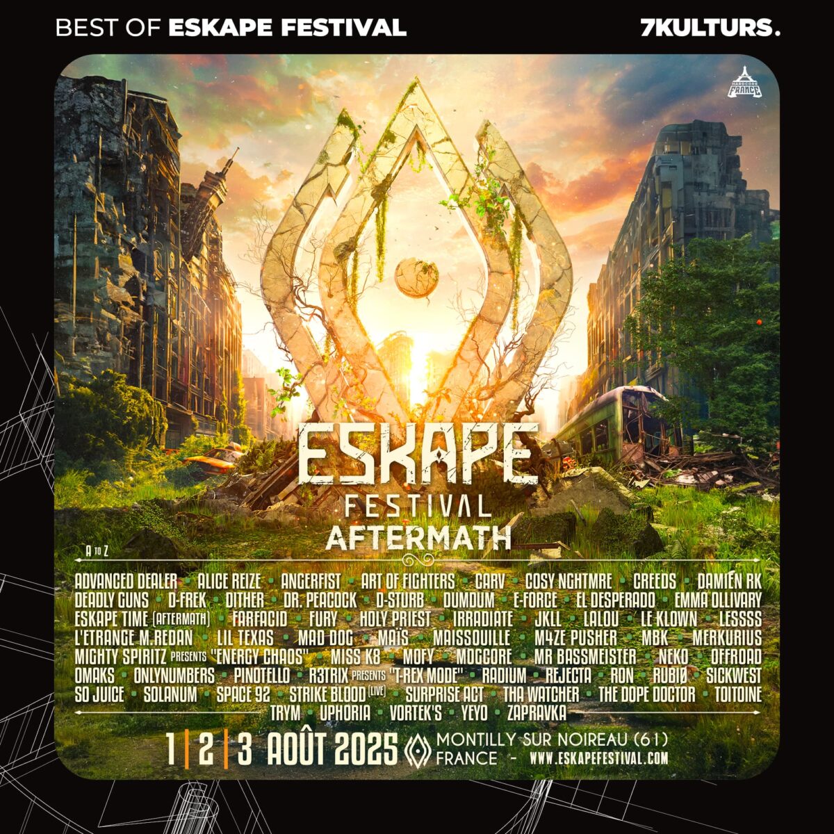 Cover playlist Eskape Festival 2025