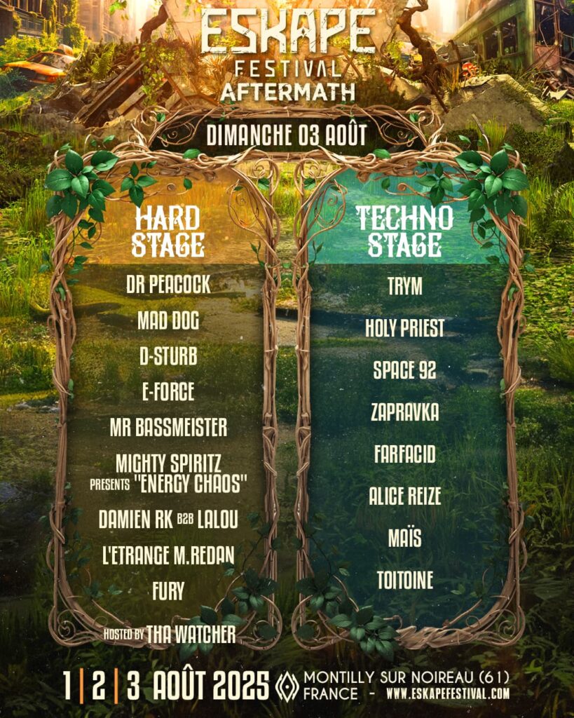 Eskape Festival 2025 - Programmation dimanche