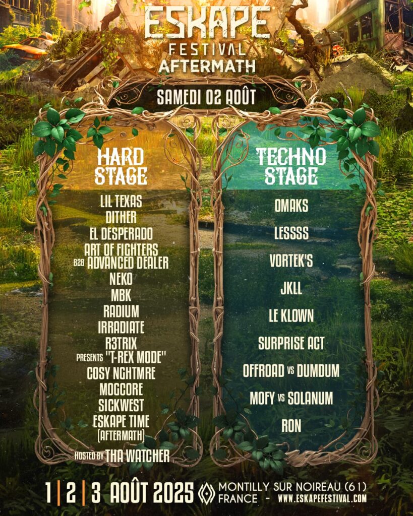 Eskape Festival 2025 - Programmation samedi