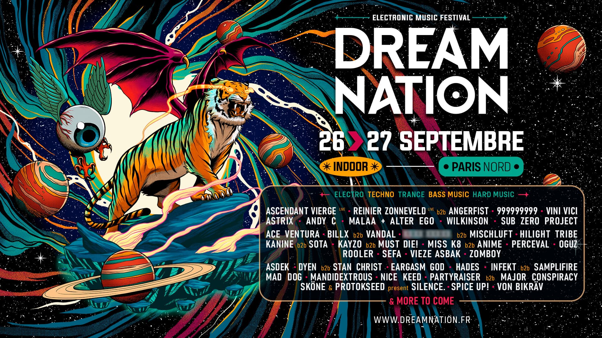 Deuxième vague de noms pour Dream Nation 2025