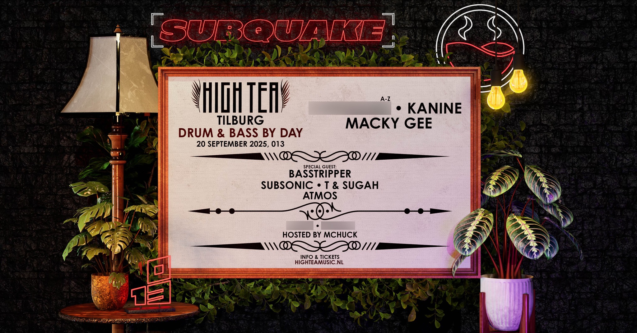 High Tea Tilburg X Subquake