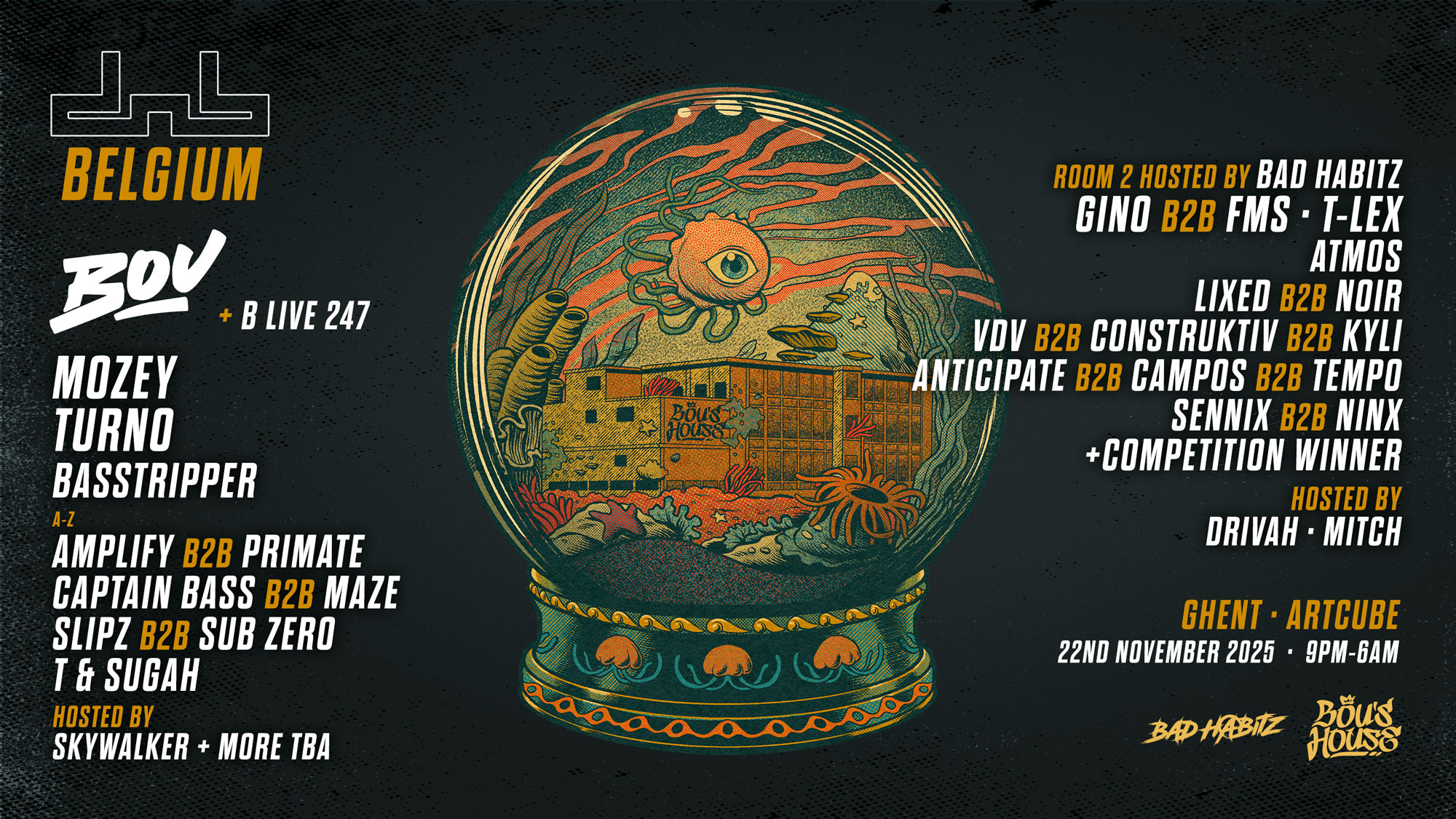 Bou's House Belgium x DNB Allstars