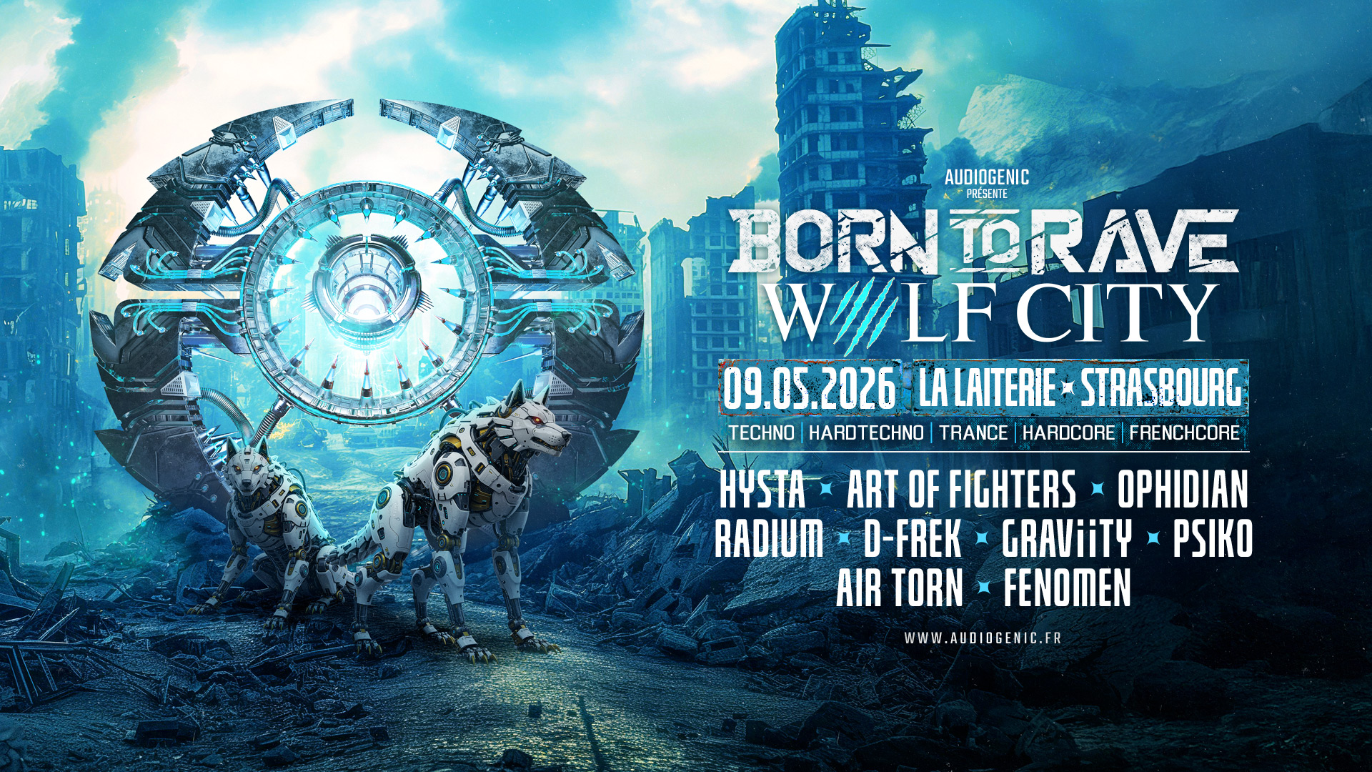 Born To Rave x Wolf City