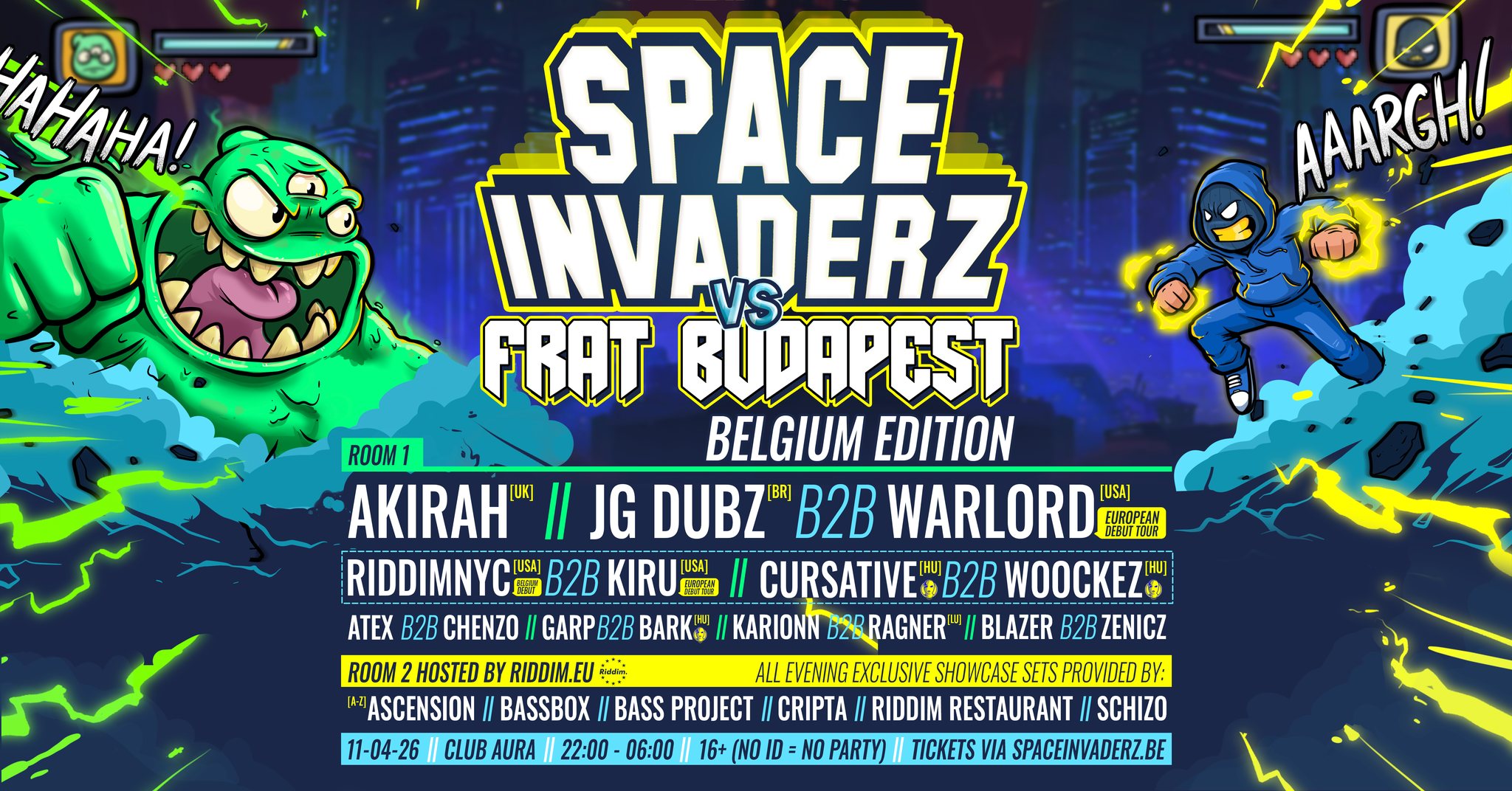 Space Invaderz VS Frat