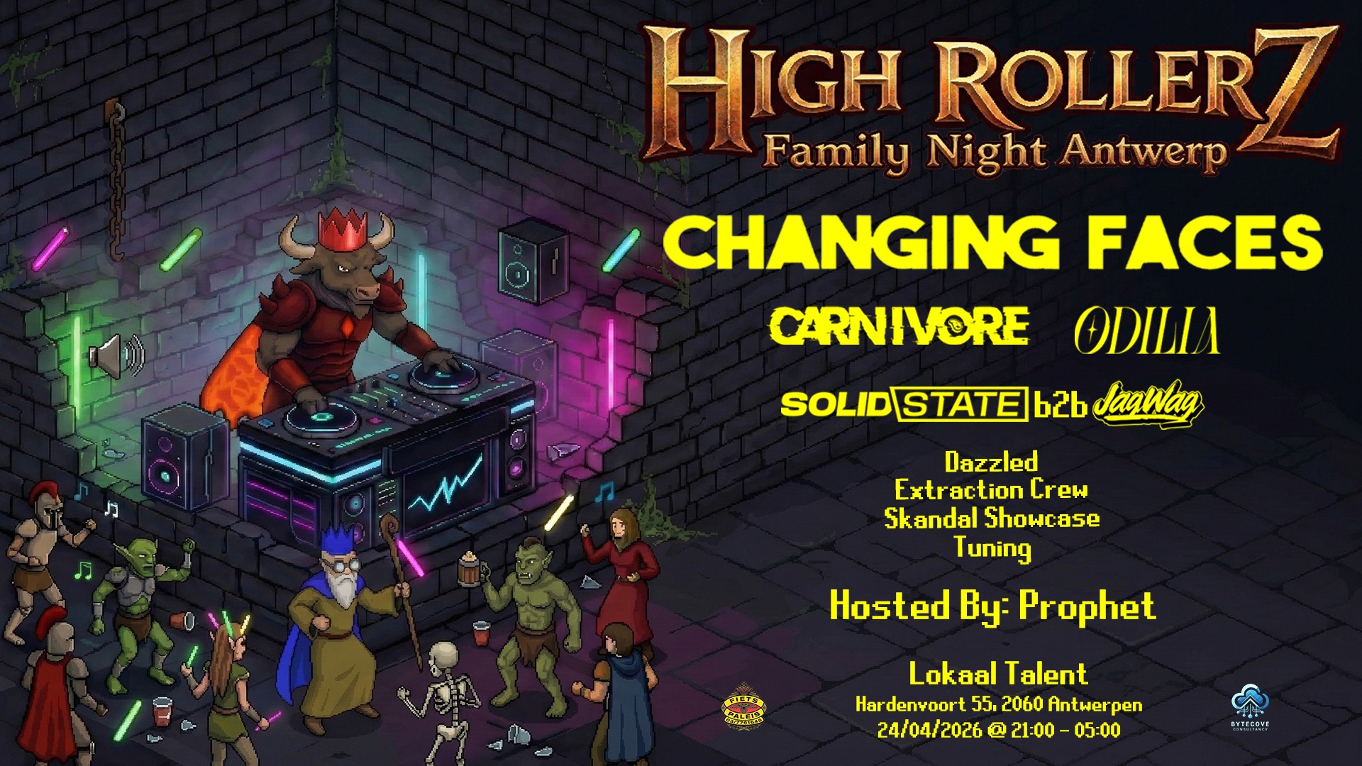 High Rollerz Family Night Antwerp