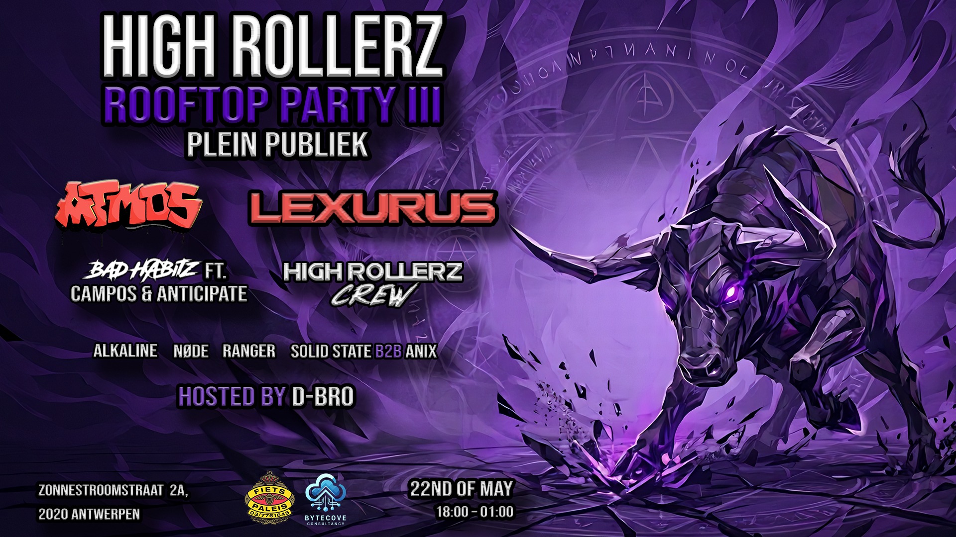 High Rollerz drum & bass rooftop party III