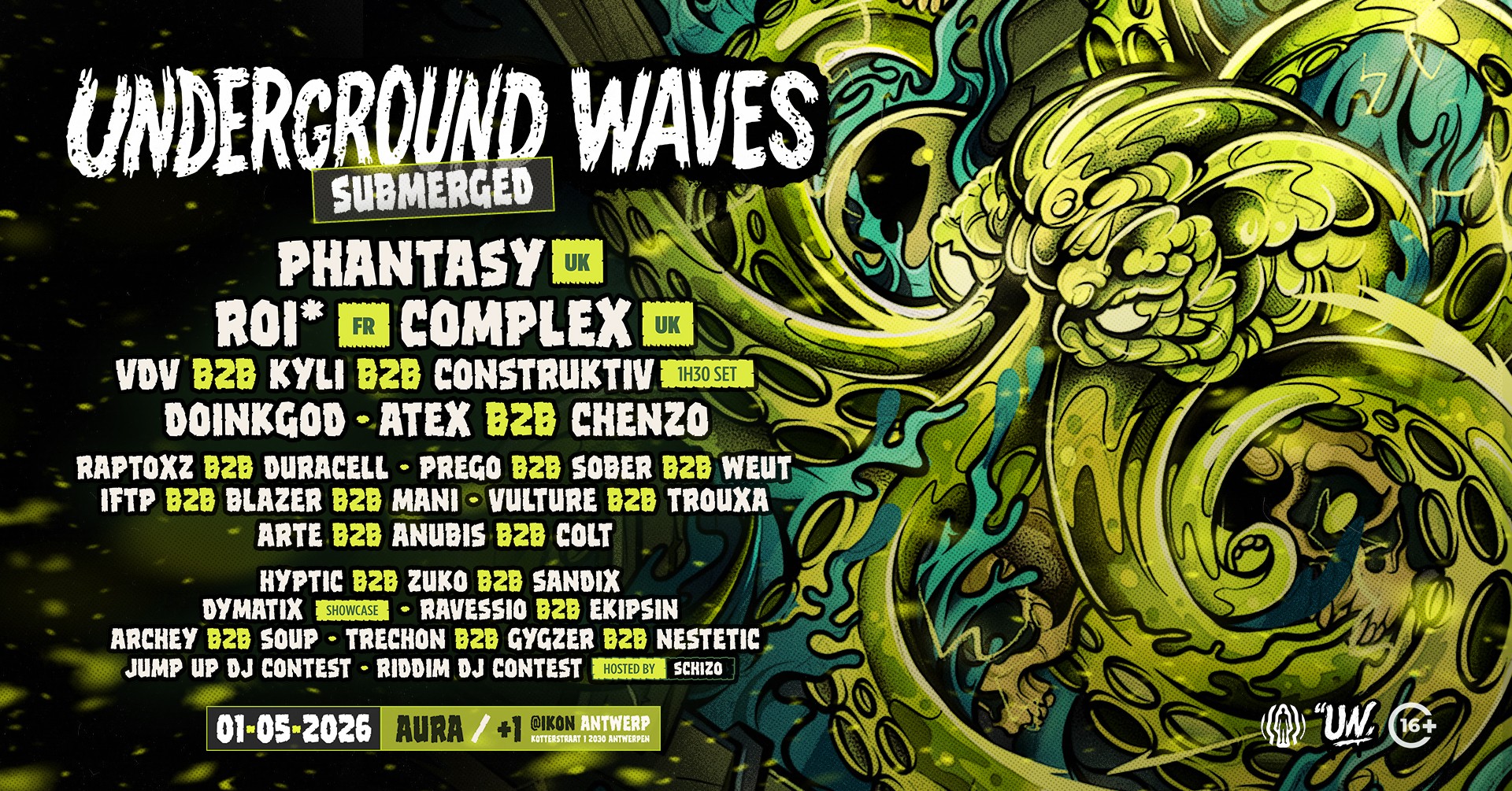 Underground Waves Submerged