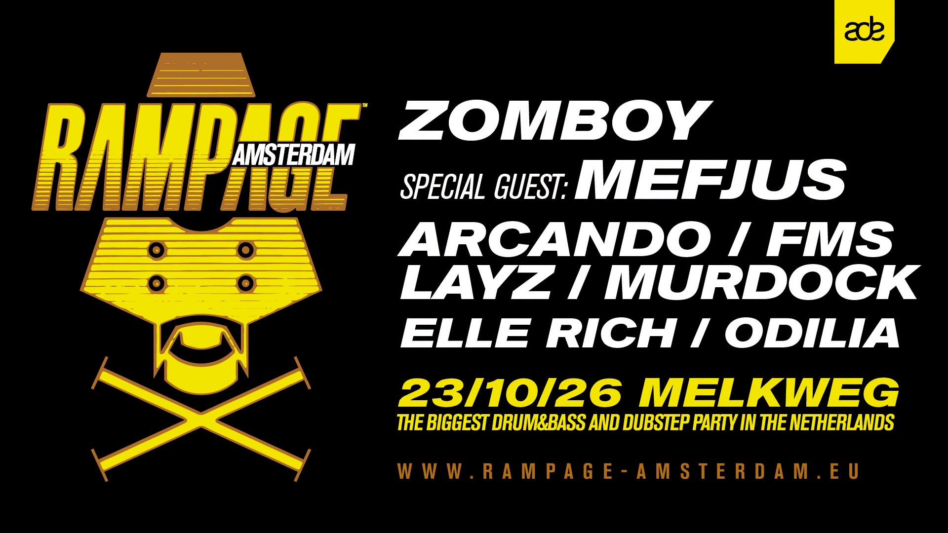 Rampage ADE Amsterdam 2026