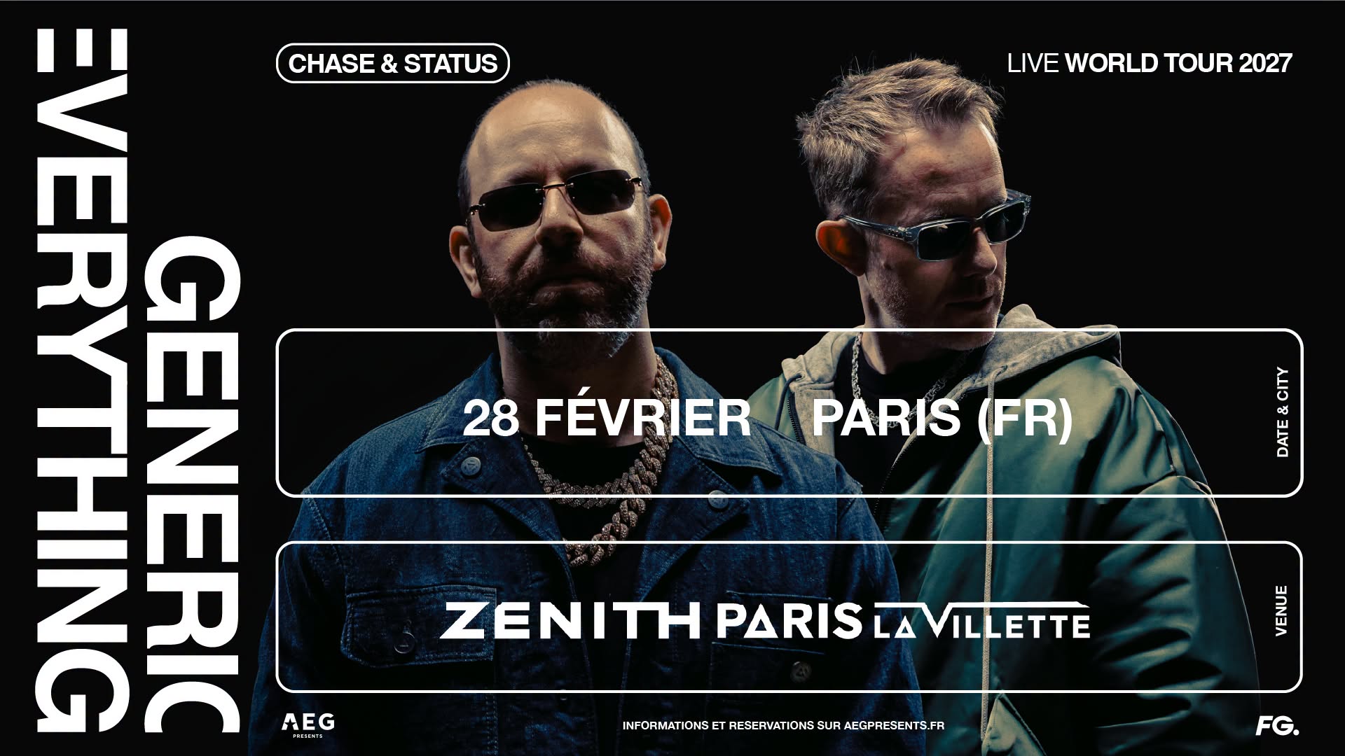 Chase and Status Live World Tour Paris
