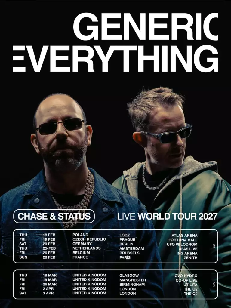 Chase & Status - Generic Everything world tour