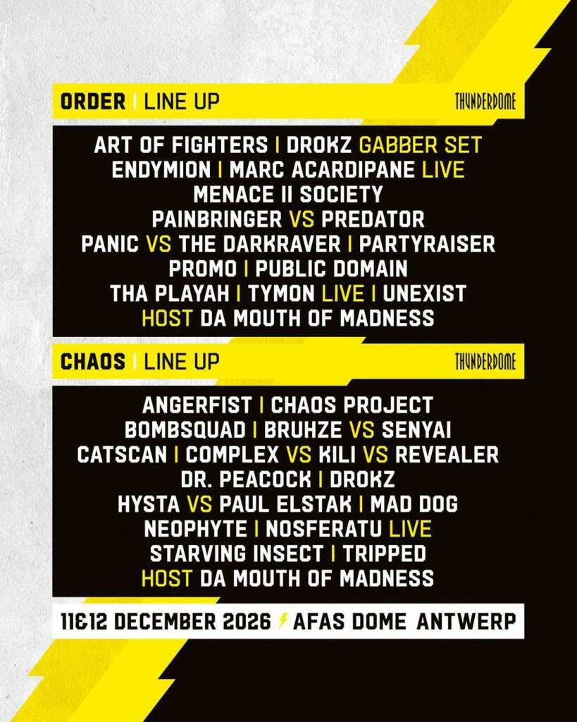Thunderdome 2026 - Programmation